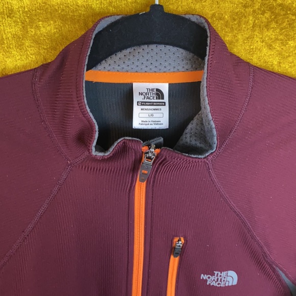 The North Face Burgundy Flight Series Jacket sz L - Picture 6 of 15